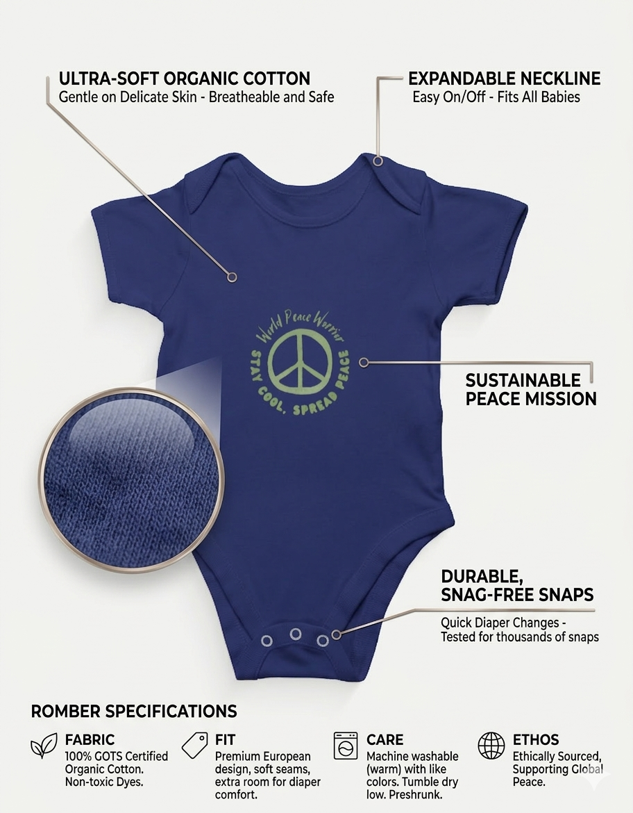 PeaceKids Rompers