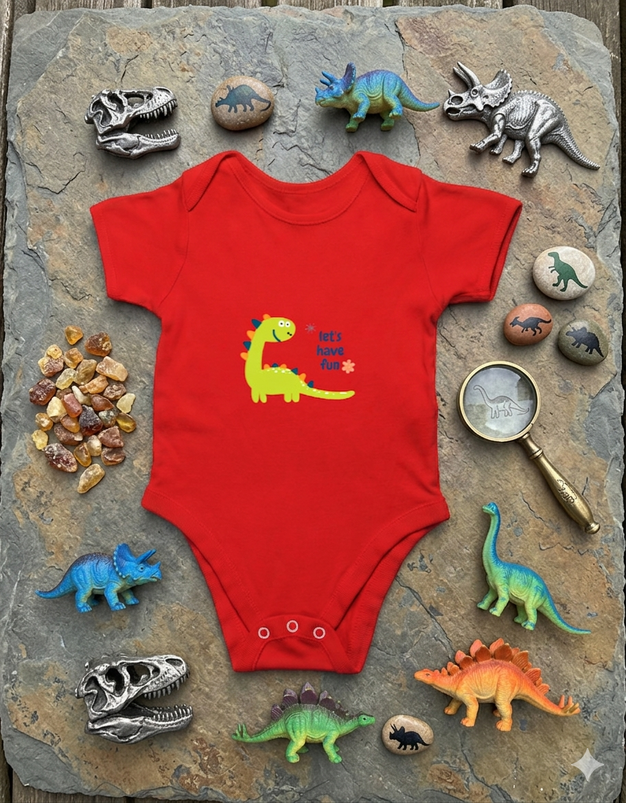 Cute Dino Kids Romper