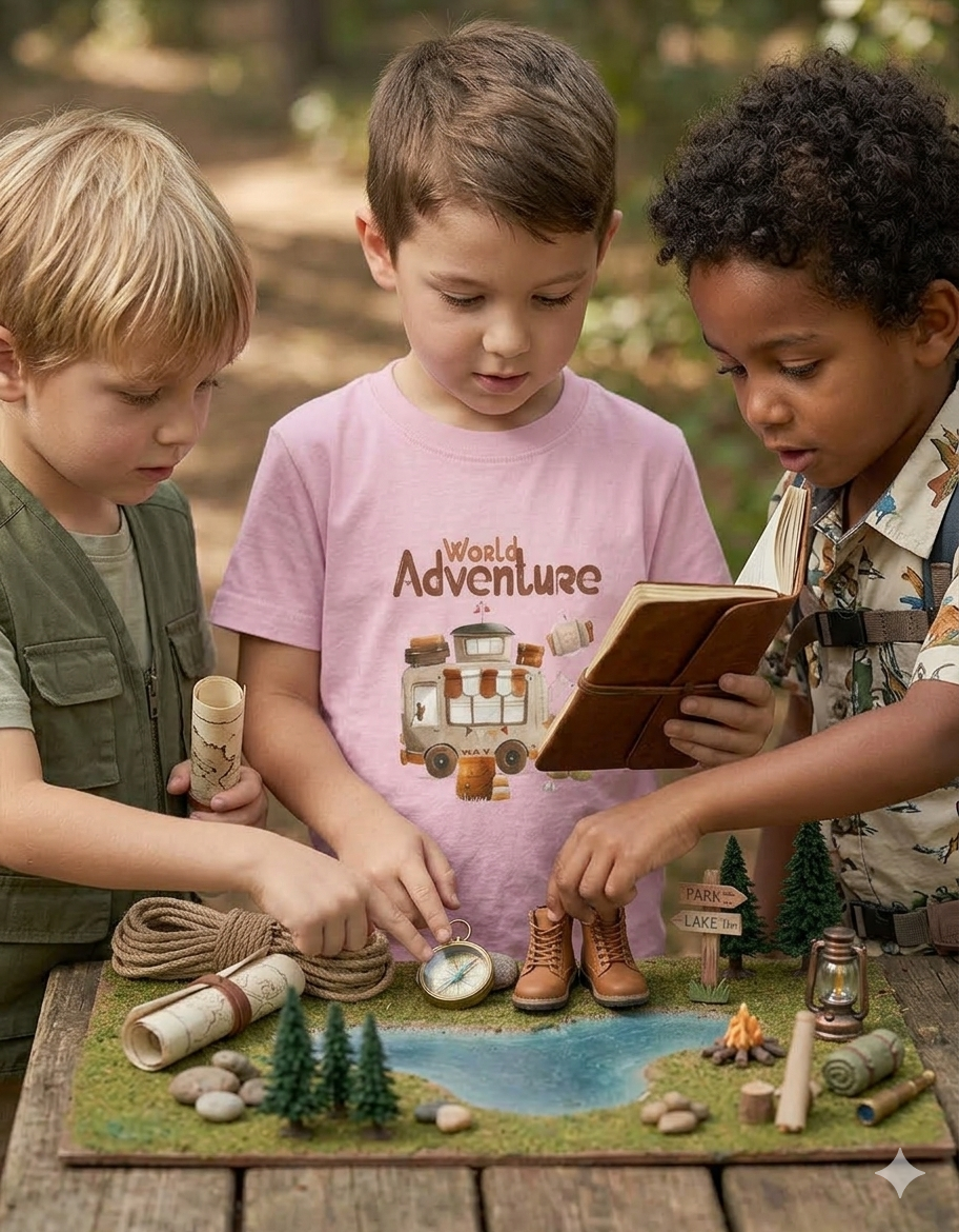 Adventure Boy's Crew Neck T-Shirt