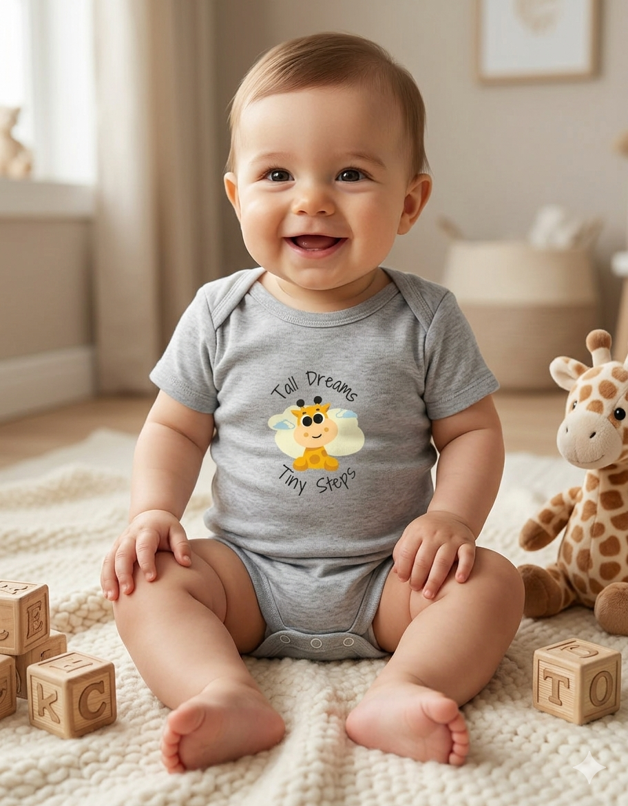 Cute Giraffe Kids Rompers