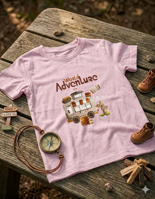 Adventure Boy's Crew Neck T-Shirt