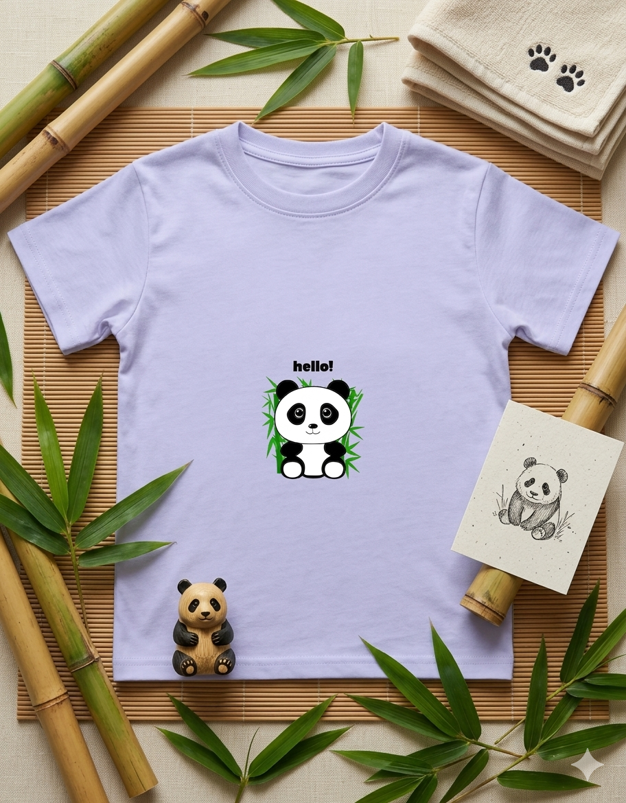 Panda Boy's Crew Neck T-Shirt
