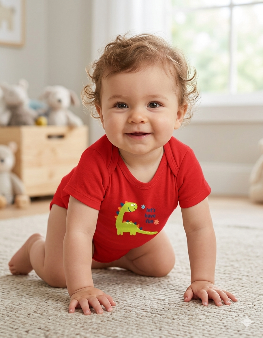 Cute Dino Kids Romper