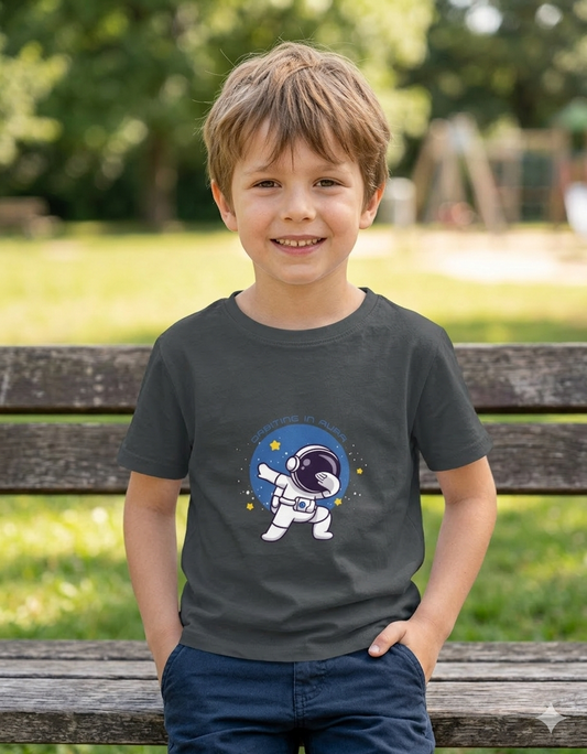 Astronaut Boy's Crew Neck T-Shirt