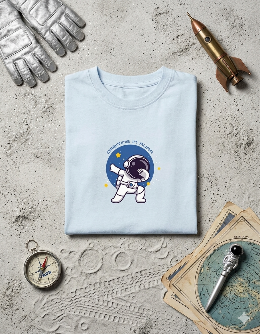 Astronaut Boy's Crew Neck T-Shirt